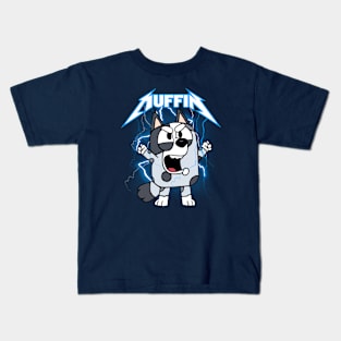 Muffin Metal Bluey Kids T-Shirt